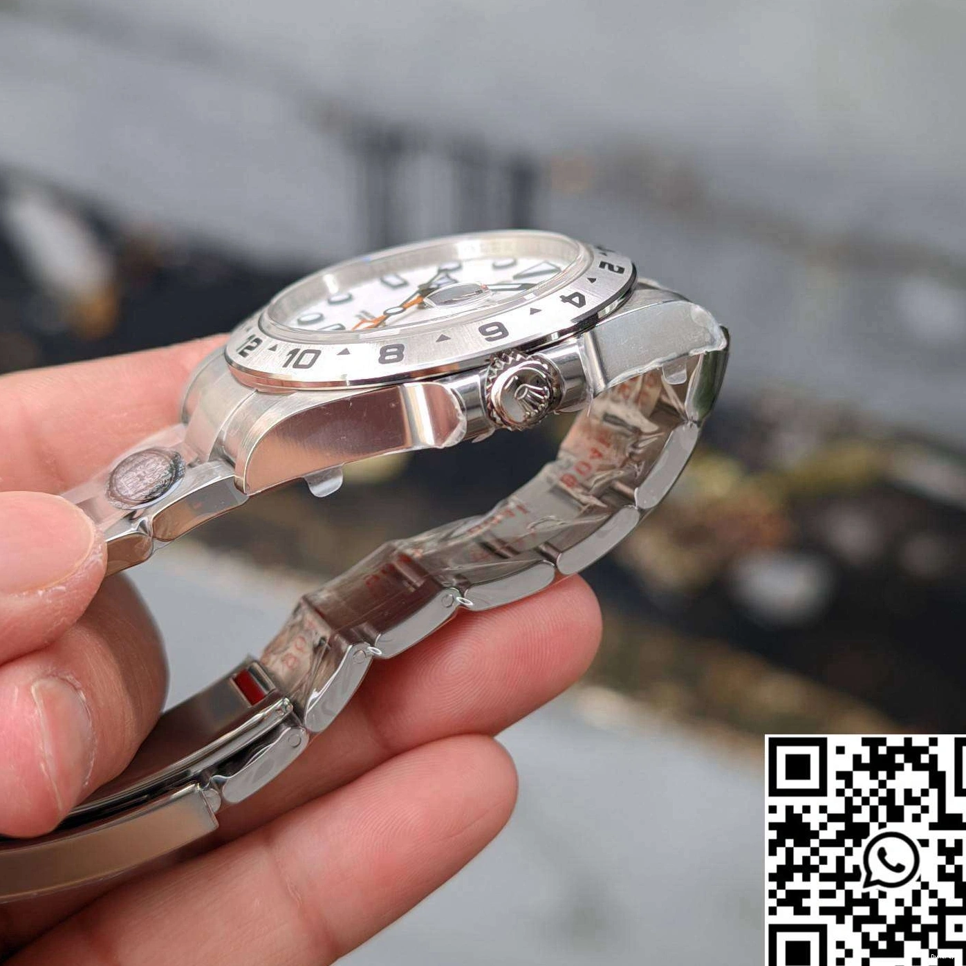 Clean White Dial Factory Steel Rolex Explorer M226570-0001 Stainless 0429